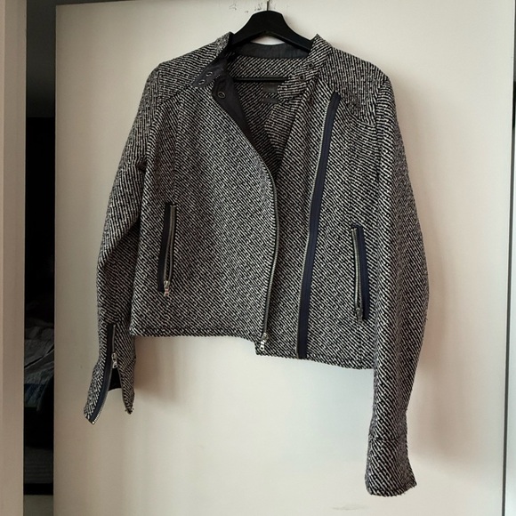 GAP Jackets & Blazers - Gap Moto Wool blend blazer size medium
